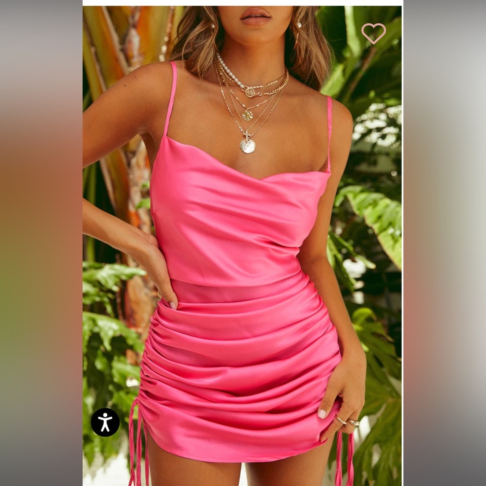 Pink Miss Lola Trip to St Barts dress